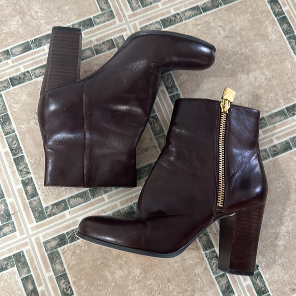 Michael Kors Alane Leather Flex Bootie In Barolo - Picture 9 of 9